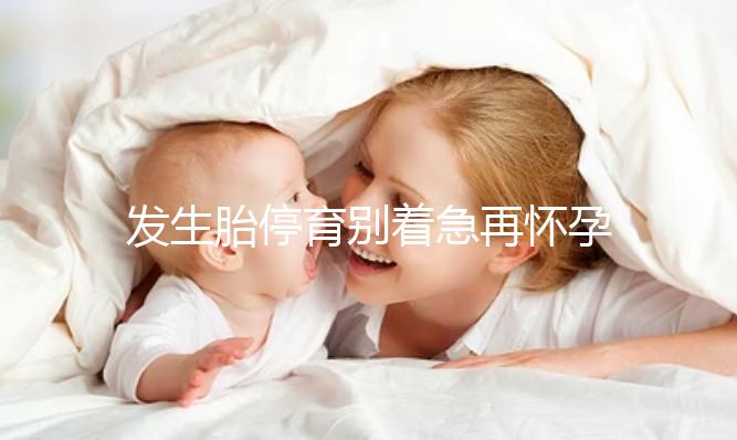 發(fā)生胎停育別著急再懷孕,最起碼得要過這么久...