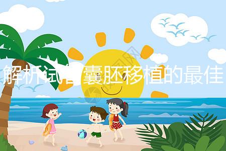 解析試管囊胚移植的最佳時間!一般囊胚幾天移植最好